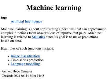 Note exported to plain HTML